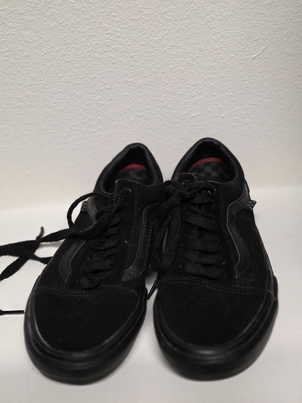 Vans Men's Black Low-Top Suede & Canvas Sneakers - Picture 3 of 4